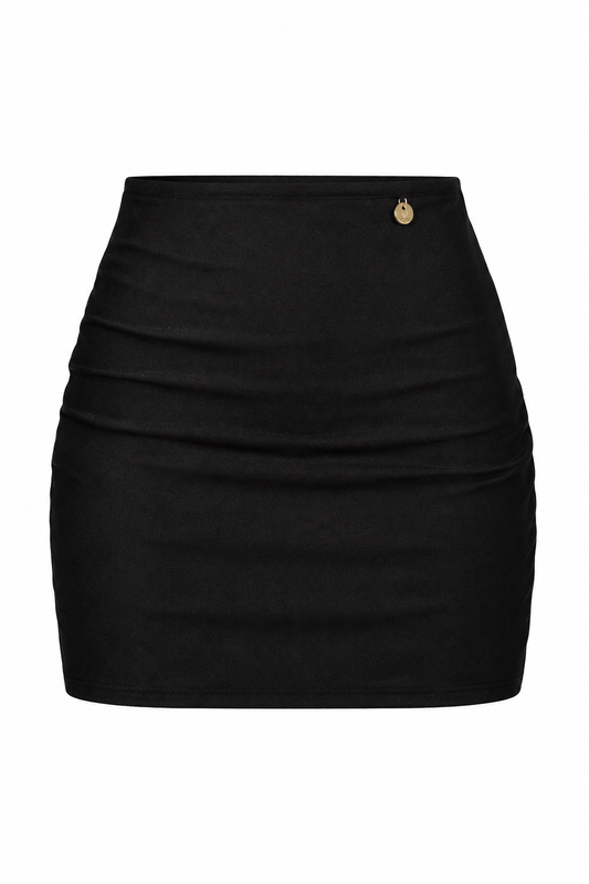 Sunset Shimmering Black Skirt