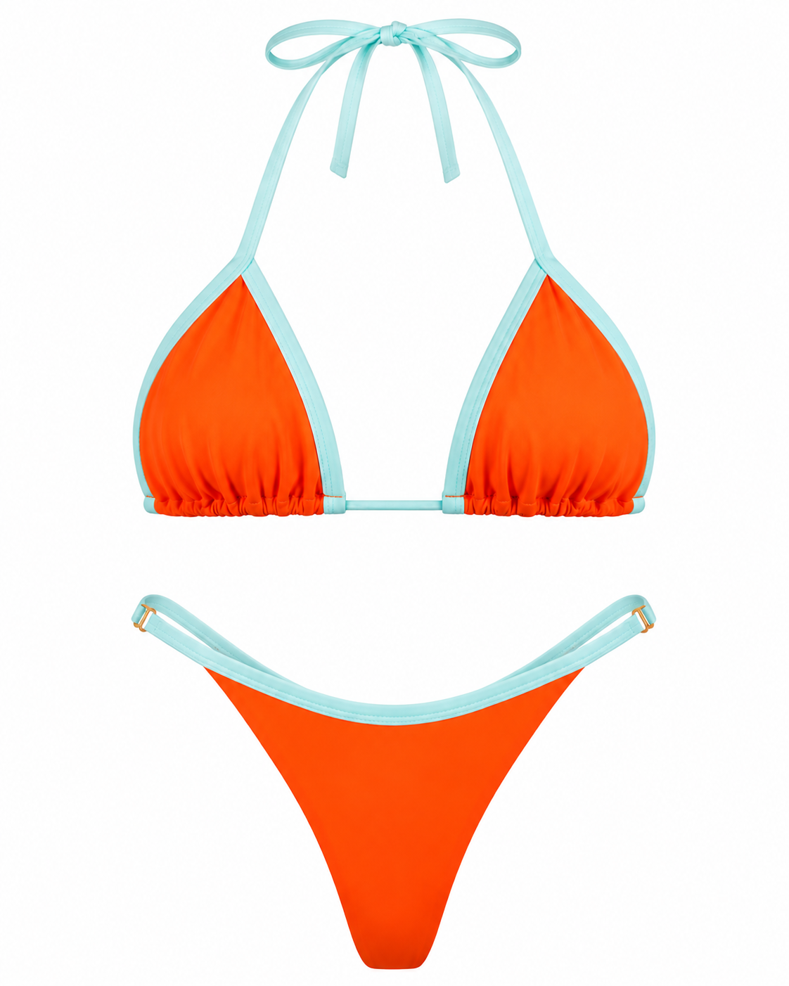 Bottom PB Light Blue/Papaya