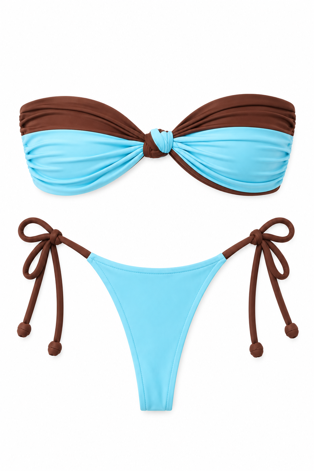 Bottom Pacific Light Blue/ Brown